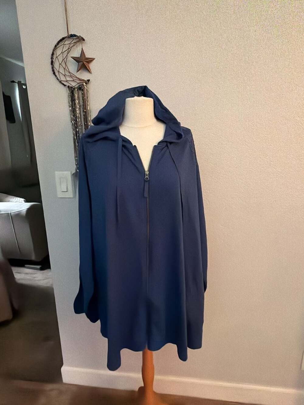 LOGO Lori Goldstein Life Zip-Up Hoodie Jacket 4X